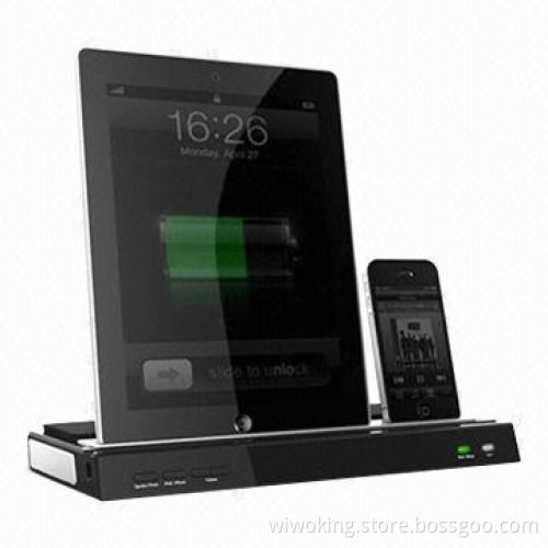High-quality Bluetooth Speaker for iPad 2/3/4/iPhone Multi-functional Charger + Speaker